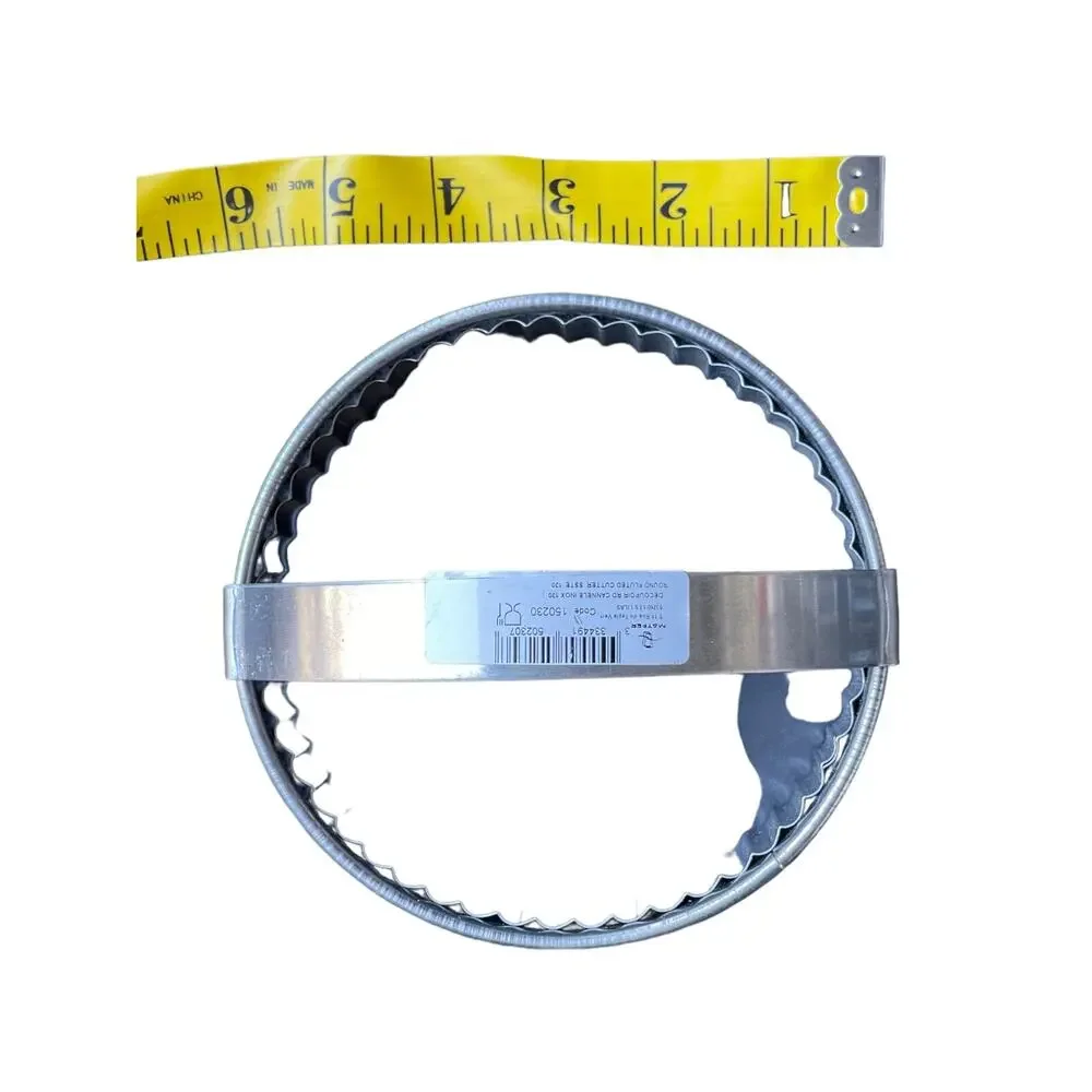 MATFER BOURGEAT Pro Stainless Steel Round Fluted Cutter 130mm 5 1/8
